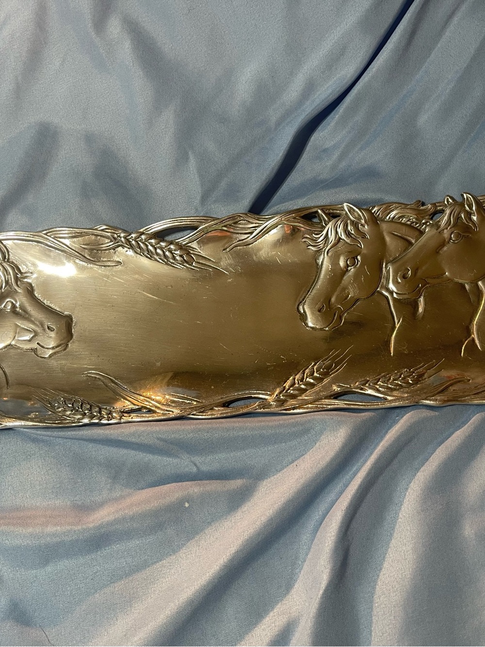 Arthur Court Copyright 2000 Vintage Horse Bread Tray